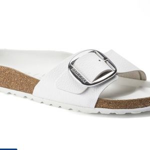 White One strap Birkenstocks
